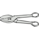 download Metal Shears clipart image with 225 hue color