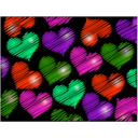 download Red Heart clipart image with 315 hue color