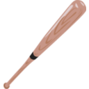 download Baseball Bat clipart image with 0 hue color