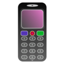 download Mobile Phone clipart image with 135 hue color