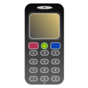 download Mobile Phone clipart image with 225 hue color