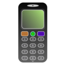 download Mobile Phone clipart image with 270 hue color