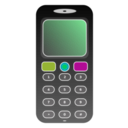 download Mobile Phone clipart image with 315 hue color