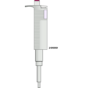 download Eppendorf Automatic Pipette clipart image with 90 hue color