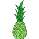 download Pineapple clipart image with 45 hue color