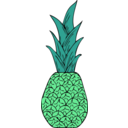 download Pineapple clipart image with 90 hue color