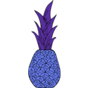 download Pineapple clipart image with 180 hue color