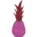 download Pineapple clipart image with 270 hue color