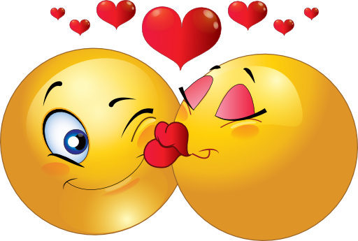 Kissing Couple Smiley Emoticon