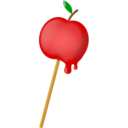 download Sugar Coated Apple clipart image with 0 hue color