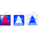 download Sota clipart image with 225 hue color