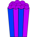 download Popcorn clipart image with 225 hue color