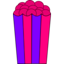 download Popcorn clipart image with 270 hue color