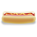 download Hot Dog clipart image with 0 hue color