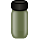 download Amber Vial clipart image with 45 hue color
