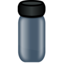 download Amber Vial clipart image with 180 hue color