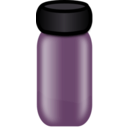 download Amber Vial clipart image with 270 hue color