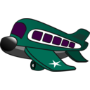 download Funny Military Airplane clipart image with 90 hue color