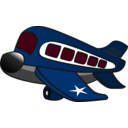 download Funny Military Airplane clipart image with 135 hue color