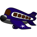 download Funny Military Airplane clipart image with 180 hue color