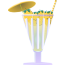 download Strawberry Punch clipart image with 45 hue color
