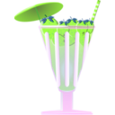 download Strawberry Punch clipart image with 90 hue color