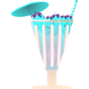 download Strawberry Punch clipart image with 180 hue color