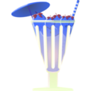 download Strawberry Punch clipart image with 225 hue color
