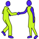download Handshake clipart image with 225 hue color