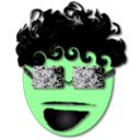 download Cool Beard Man clipart image with 90 hue color