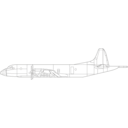download Lockheed P 3 Orion Aircraft clipart image with 45 hue color