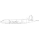 download Lockheed P 3 Orion Aircraft clipart image with 180 hue color