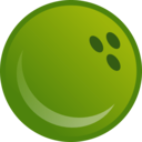 download Bowling Ball clipart image with 225 hue color