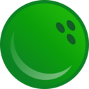 download Bowling Ball clipart image with 270 hue color