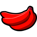 download Bananas Icon clipart image with 315 hue color