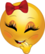 Shy Smiley Emoticon