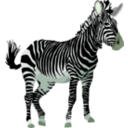 download Cebra clipart image with 90 hue color