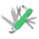 download Swiss Army Knife clipart image with 135 hue color