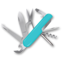 download Swiss Army Knife clipart image with 180 hue color