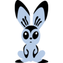 download Hare By Rones clipart image with 180 hue color