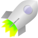 download Toy Rocket clipart image with 45 hue color