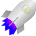 download Toy Rocket clipart image with 225 hue color