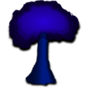 download A Tree 6 clipart image with 180 hue color