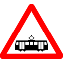 Roadsign Tram