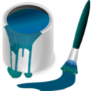download Color Bucket Brown clipart image with 180 hue color