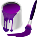 download Color Bucket Brown clipart image with 270 hue color