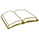 download Open Book Nae 02 clipart image with 180 hue color