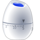 download Egg Timer clipart image with 180 hue color