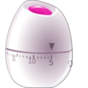 download Egg Timer clipart image with 270 hue color