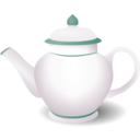 download Teapot clipart image with 315 hue color